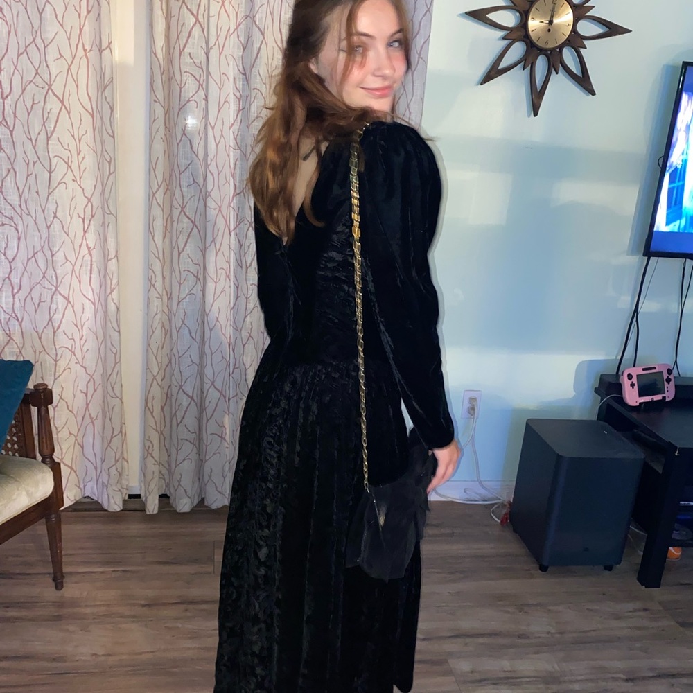Vintage 80s Jessica McClintock dress